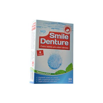 WP SMILE DENTURE čistící tablet na zubní náhrady 30 tablet
