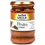 Sacla Pesto rosso červené pesto se sušenými rajčaty 190 g