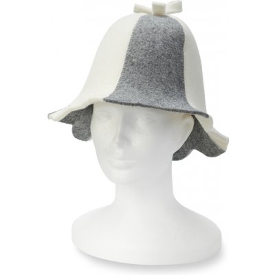 Wooline Čepice bílošedá s očkem – Zboží Dáma