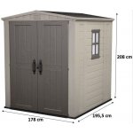 Keter Factor 6x6 209872 174 x 195 cm béžový – Zboží Dáma