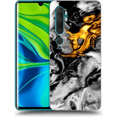 Pouzdro Picasee silikonové Xiaomi Mi Note 10 Pro - Black Gold 2 černé – Zbozi.Blesk.cz