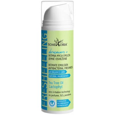 Soaphoria Dermacare+ Freshfeeling Intimní mycí emulze pro jemné osvěžení a antibakteriální ochranu 150 ml – Hledejceny.cz
