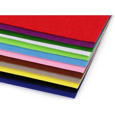 Pro Háčkování Látková dekorativní plsť 20x30 cm mix 6 – Zboží Dáma