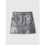 Gap dětská metalická džínová cargo sukně – Zboží Mobilmania