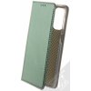 Pouzdro 1Mcz Magnetic Book flipové Samsung Galaxy M52 5G tmavě zelené
