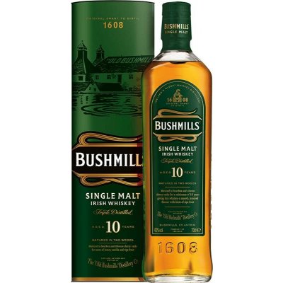 Bushmills 10 Y.O. Single Malt 40% 0,7 l (tuba) – Hledejceny.cz