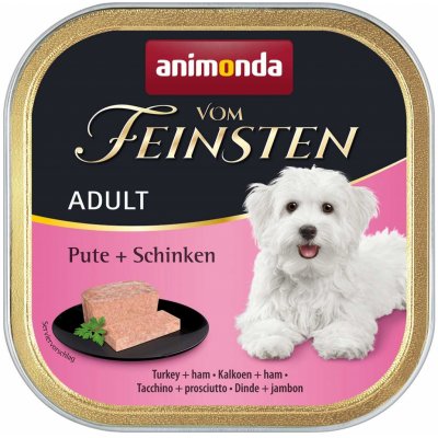 Animonda Vom Feinsten Adult Dog krůtí a šunka 150 g – Zbozi.Blesk.cz