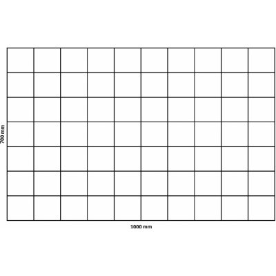 Gabionová síť 1000x700 mm, oko 100x100 mm – Zboží Mobilmania
