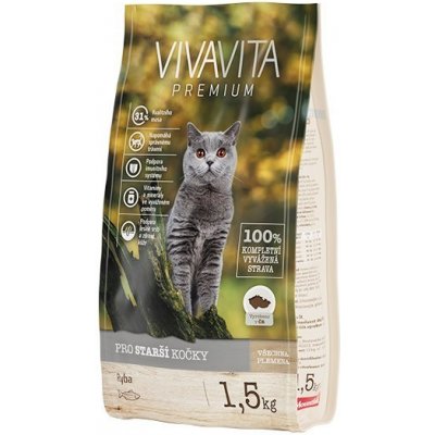 Vivavita granule pro starší kočky 1,5 kg – Hledejceny.cz