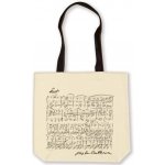 Nákupní taška s notami Beethoven dlouhé uši natur – Zboží Mobilmania