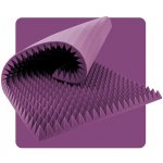 Akustický panel pěna Pyramida 200×100 cm 8 cm fialový – Hledejceny.cz