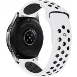 Eternico Sporty Universal Quick Release 20mm Solid Black and White AET-U20SP-BlWh – Zboží Živě