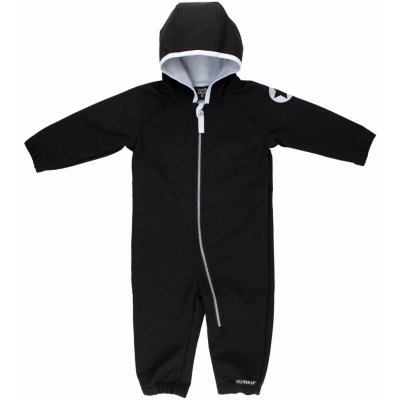 Dětská větru a vodě odolná softshellová kombinéza černá NIGHT Villervalla – Zboží Dáma