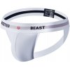 Pánské erotické prádlo Jocksy Twisted Beast Insignia Jock bílé