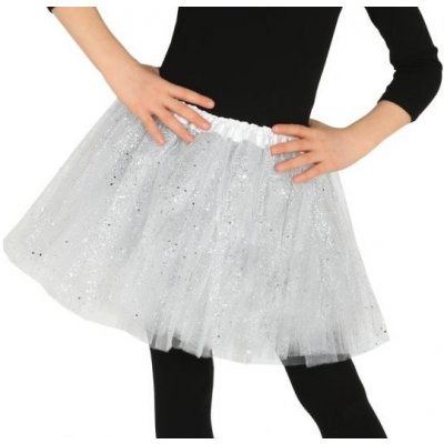 sukně se třpytkami bílá – Zboží Mobilmania