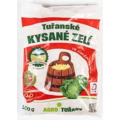 Agro Tuřanské kysané zelí ve slaném nálevu 500 g – Zboží Dáma