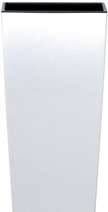Prosperplast Květiná URBI SQUARE MATT s vkladem 19,5 cm bílý