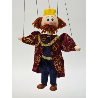 Moravská ústředna Brno Loutka král 20 cm – Hledejceny.cz