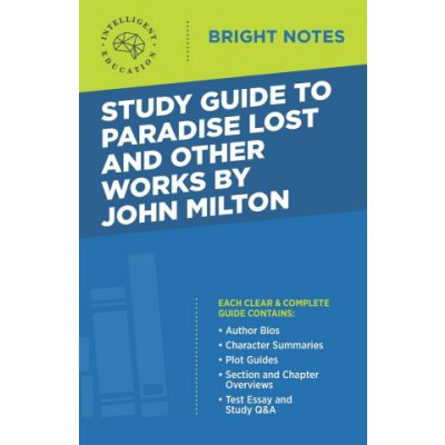 Study Guide to Paradise Lost and Other Works by John Milton – Hledejceny.cz