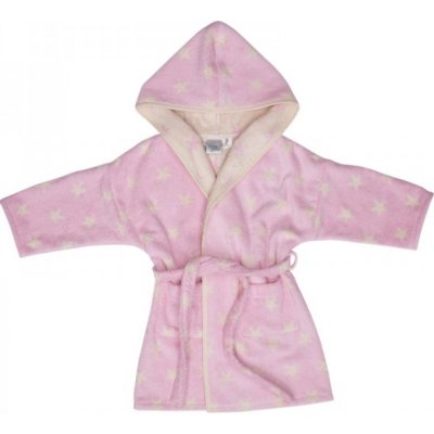 Framsohn dětský župan Organic Stars růžová – Zboží Dáma