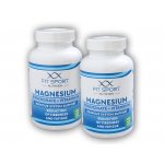 FitSport Nutrition Magnesium bisglycinate +vitamin B6 2 x 120 vege tablet – Hledejceny.cz