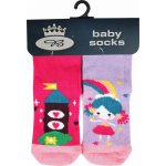Dora ABS kojenecké veselé ponožky Boma PRINCEZNA mix barev – Zboží Mobilmania