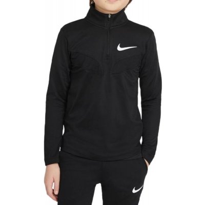 Nike Kids Dri-Fit Sport Poly 1/4 Zip Top B black/black/white Černá – Zbozi.Blesk.cz