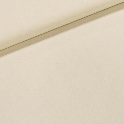 Režné bavlněné plátno ECOCANVAS NATUR UNI, jednobarevná režná, š.145cm (látka v metráži) – Zboží Dáma