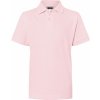 Dětské tričko James Nicholson dětská polokošile Classic Polo junior růžová rose