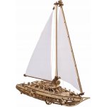 Ugears 3D dřevěné mechanické puzzle Jachta The Ocean Beauty 365 ks – Sleviste.cz