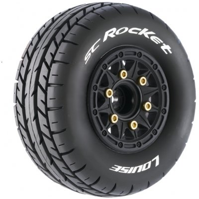Louise RC SC-ROCKET 1/10 12 mm 14 mm a 17 mm odnímatelný hex Černé disky 2 ks – Hledejceny.cz