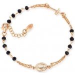 Amen Růžově pozlacený stříbrný s krystaly Rosary BRORN3 – Zboží Dáma