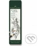 Faber-Castell Akvarelová grafitová tužka Graphite Aquarelle 5 ks plechová krabička 117805 – Zboží Dáma