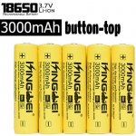 UltraFire 3000mAh 3.7V 18650 NCR Li-ion button-top 1ks – Zboží Mobilmania