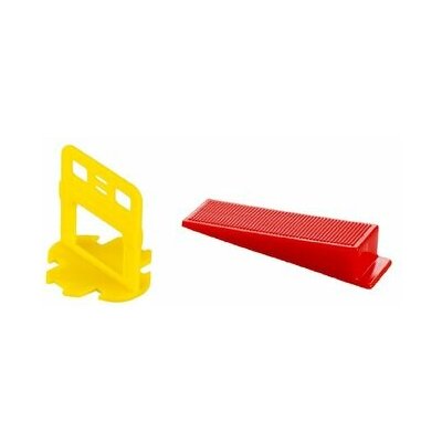 Nivelační sada - spony 1. 5mm 400ks, klíny 200ks box – Hledejceny.cz