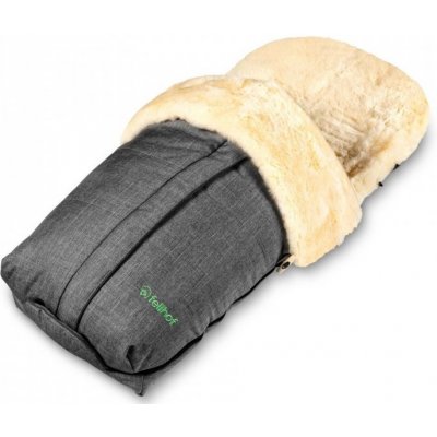 Kreibich&Fellhof nánožník/fusak CORTINA graphit-melange – Zboží Dáma