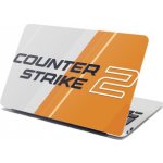 Sablio Samolepka na notebook Counter Strike 2 Oranžová - 29x20 cm – Zboží Živě