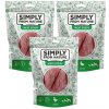 Pamlsek pro psa SIMPLY FROM NATURE Meat Strips Kachní stripsy pro psy 3 x 80 g