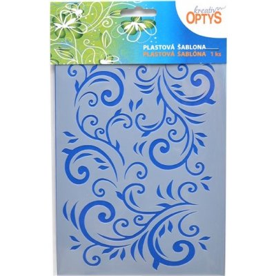 Plastová šablona ​​15x20cm filigránky – Zboží Dáma