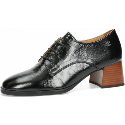 Etimeé dámské kožené polobotky černé – Zboží Dáma