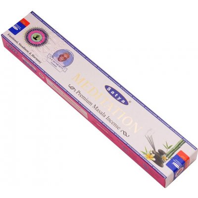 Satya Meditation Premium indické vonné tyčinky 15 g – Hledejceny.cz