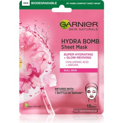 Garnier Sakura Skin Naturals Hydra Bomb Tissue Mask 28 g – Sleviste.cz