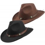 Australský klobouk poly Rockwell hnědá – Zboží Dáma