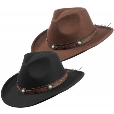 Australský klobouk poly Rockwell hnědá – Zboží Dáma