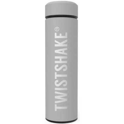 Twistshake Termoska Hot or Cold 420ml Pastelově šedá