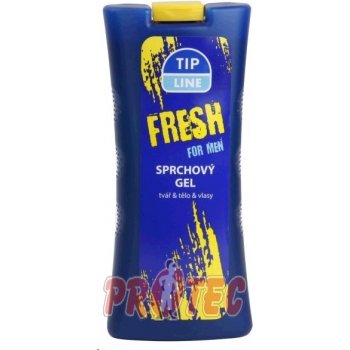 Tip Line Fresh for Men sprchový gel 500 ml