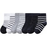 Lupilu Chlapecké ponožky s BIO bavlnou, 7 párů bílá / šedá / námořnická modrá – Zboží Mobilmania