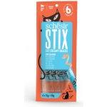 Schesir Cat Stix Liquid Snack losos 6 x 15 g – Hledejceny.cz