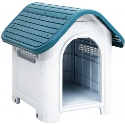 vidaXL Psí bouda modrá 59 x 75 x 66 cm polypropylen 9799.152225