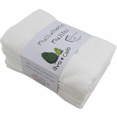 Avo&Cado Organic Cotton FLAT White – Zboží Mobilmania